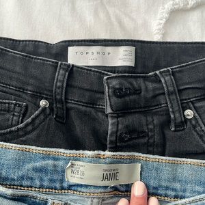 2 Topshop Jamie jeans